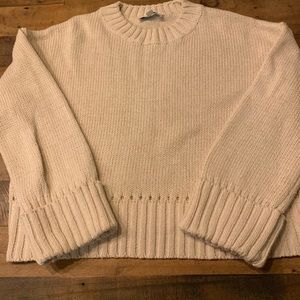 Wide Sleeve cropped sweater